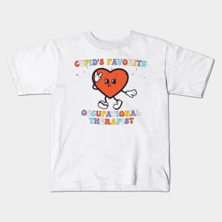 Cupid's Favorite Occupational Therapy OT Valentine's Day Kids T-Shirt